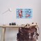 Stupell Industries Coastal Cuisines on Plaid 2pc Wall Plaque Art Set Design by Mercedes Lopez Charro